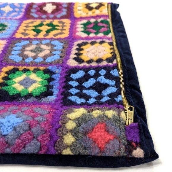 Granny Square Throw Pillow - Picture 5 of 10